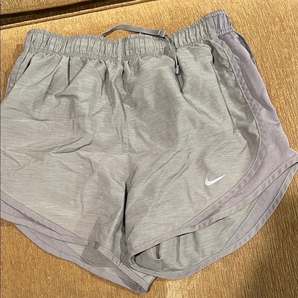 Nike Gray Athletic Shorts Moisture-Wicking Lightweight
